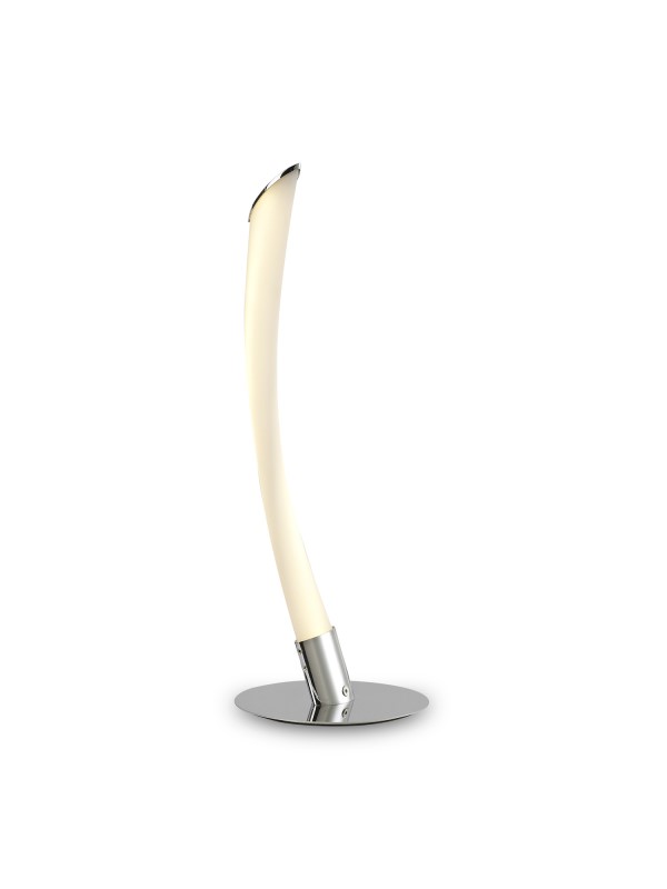 41cm Table Lamp 10W LED White/Polished Chrome